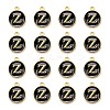 Golden Plated Alloy Charms LS-ENAM-S118-02Z-2