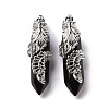 Natural Obsidian Pendants G-E059-02AS-02-2