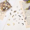 Zinc Alloy Cabochons PALLOY-OC0002-58-6