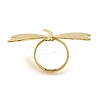 304 Stainless Steel Adjustable Finger Ring for Women LS-RJEW-H216-02G-3