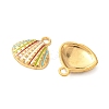304 Stainless Steel Enamel Pendants STAS-I346-19G-03-2