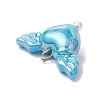 Acrylic Heart & Wings Charms PALLOY-JF03639-5