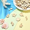 50 Pcs Unfinished Blank Wooden Slices for Painting Arts WOOD-CJC0011-17B-5
