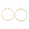 Ion Plating(IP) 304 Stainless Steel Hoop Earrings LS-EJEW-N0016-11G-H-2