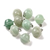 Natural Green Aventurine Pendants G-B041-01P-14-1