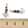 ABS Plastic Imitation Pearl Pendants KK-C046-01B-3