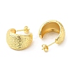 Rack Plating Brass Round Stud Earrings EJEW-D059-21G-2