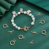 Brass Toggle Clasps KK-BBC0001-97-5
