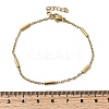 304 Stainless Steel Link Bracelets BJEW-A051-01G-5
