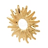 304 Stainless Steel Sun Stud Earrings EJEW-A141-01G-3