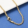 Unisex 304 Stainless Steel Rope Chain Necklaces X-STAS-D0002-33G-3