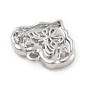 Brass Micro Pave Cubic Zirconia Pendants KK-D283-32P-01-2