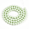 Baking Paint Pearlized Glass Pearl Bead Strands HY-N002-5mm-B02-3