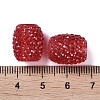 Transparent Resin European Jelly Colored Beads RESI-B025-01A-01-3