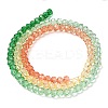 Transparent Painted Glass Beads Strands DGLA-A034-T3mm-A04-5