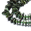 Natural Seraphinite Beads Strands G-E569-K02-3