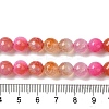 Dyed & Heated Natural Dragon Veins Agate Beads Strands G-P539-A01-02-5
