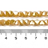 Electroplate Glass Beads Strands EGLA-B009-05A-03-4