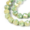Anti-Tarnish Electroplate Glass Beads Strands EGLA-T021-10mm-15-12-3