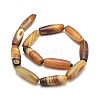 Natural Striped Agate/Banded Agate Beads Strands TDZI-O003-36-3