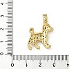 Brass Micro Pave Cubic Zirconia Pendants ZIRC-I356-01G-01-3