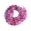 Dyed Natural White Jade Beads Strands G-T138-8mm-210-17-2