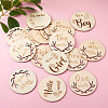 Basswood Milestone Cards WOOD-TA0002-44-4