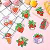 21Pcs 21 Styles Polyester Thread & Non-woven Fabric Iron on Patches DIY-CJ0003-13-5