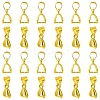 50Pcs Brass Ice Pick Pinch Bails IFIN-FS0001-47A-1