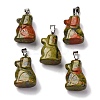 Natural Unakite Pendants G-B127-07P-06-2
