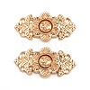 Alloy Snap Clasps FIND-WH0108-17KCG-1