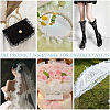 Organza Pleated Lace Ribbon OCOR-WH0097-42C-6