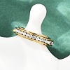 304 Stainless Steel Rhinestone Rotating Finger Rings RJEW-A074-01B-G-3