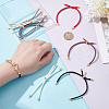 10Pcs 5 Colors Nylon Twisted Cord Bracelet Making MAK-UN0001-67-3