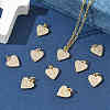SHEGRACE Valentine's Day Brass Clear Cubic Zirconia Pendants XGRQ3K253-539G-5