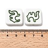 Handmade Porcelain Beads PORC-Z004-02D-3