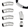 6Pcs 304 Stainless Steel Watch Band Clasps STAS-UN0058-20-1