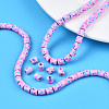 Handmade Polymer Clay Bead Strands CLAY-T020-10D-6