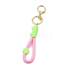 Cat Paw Print PVC Rope Keychains LS-KEYC-B015-03LG-02-2