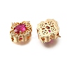 Brass Glass Beads KK-M318-46G-01-2