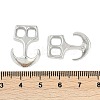 Tibetan Style Alloy Hook Clasps TIBEP-35682-P-RS-3