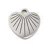 Non-Tarnish 201 Stainless Steel Pendants STAS-E015-08P-2