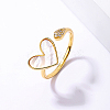 Natural Shell Open Cuff Ring YD7798-3-1