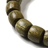 Sandalwood Verawood Mala Bead Bracelets BJEW-B080-20-2