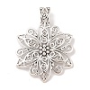 Tibetan Style Alloy Focal Pendants X-LF9727Y-1