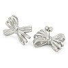 Non-Tarnish 304 Stainless Steel Stud Earrings for Women EJEW-S227-33P-2