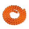 Transparent Glass Beads Strands GLAA-T032-T6mm-25-3