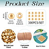 Rack Plating Brass Beads KK-TA0001-88G-04-5