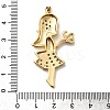 Brass Micro Pave Cubic Zirconia Pendants KK-H519-02A-G-3