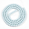 Baking Paint Pearlized Glass Pearl Bead Strands HY-N002-3mm-B01-3